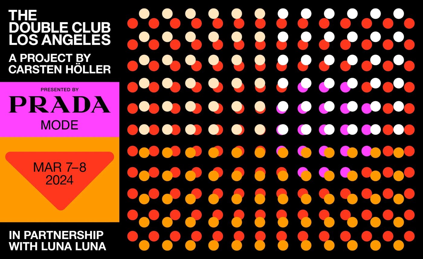 The Double Club Los Angeles key art, presented by Prada Mode